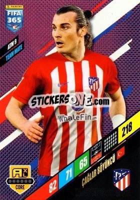Sticker Çağlar Söyüncü - FIFA 365: 2023-2024. Adrenalyn XL
 n. ATM9 - Panini