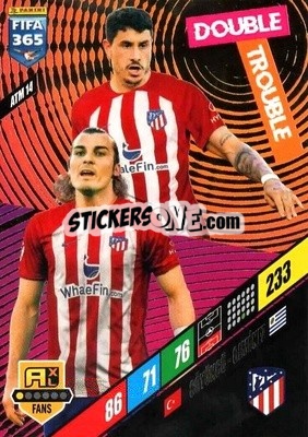 Sticker Çağlar Söyüncü / José María Giménez - FIFA 365: 2023-2024. Adrenalyn XL
 - Panini