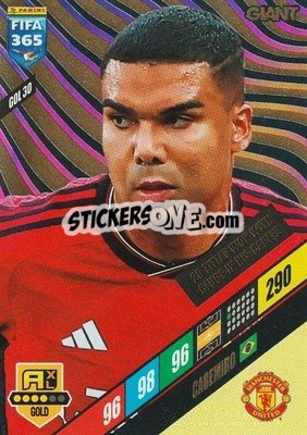 Sticker Casemiro - FIFA 365: 2023-2024. Adrenalyn XL
 n. GOL30 - Panini