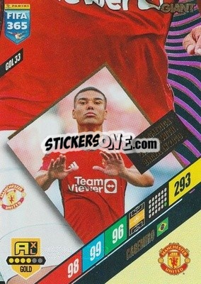 Sticker Casemiro - FIFA 365: 2023-2024. Adrenalyn XL
 n. GOL33 - Panini