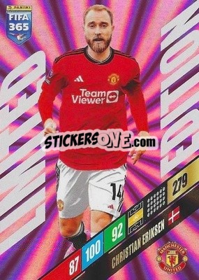 Sticker Christian Eriksen - FIFA 365: 2023-2024. Adrenalyn XL
 n. LE-CE - Panini