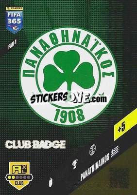 Sticker Club Badge - FIFA 365: 2023-2024. Adrenalyn XL
 n. PAN4 - Panini