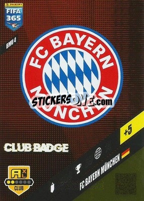 Sticker Club Badge - FIFA 365: 2023-2024. Adrenalyn XL
 n. BMU4 - Panini