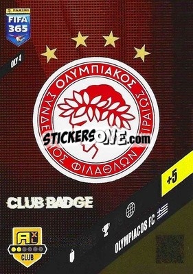 Sticker Club Badge - FIFA 365: 2023-2024. Adrenalyn XL
 n. OLY4 - Panini