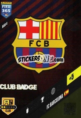 Sticker Club Badge - FIFA 365: 2023-2024. Adrenalyn XL
 n. BAR4 - Panini