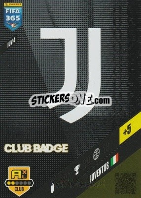 Sticker Club Badge - FIFA 365: 2023-2024. Adrenalyn XL
 n. JUV4 - Panini