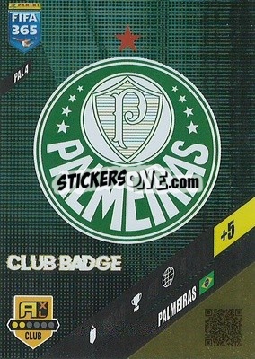 Sticker Club Badge - FIFA 365: 2023-2024. Adrenalyn XL
 n. PAL4 - Panini