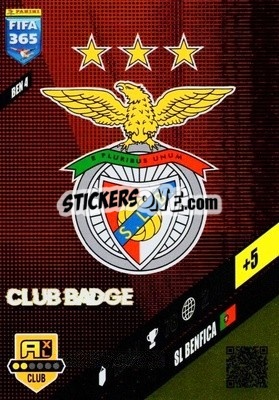 Sticker Club Badge - FIFA 365: 2023-2024. Adrenalyn XL
 n. BEN4 - Panini