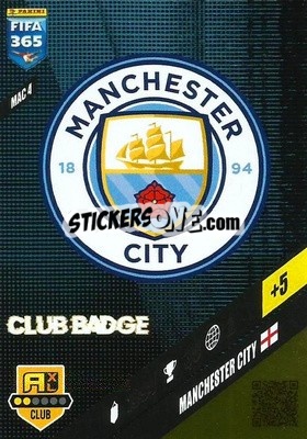 Sticker Club Badge - FIFA 365: 2023-2024. Adrenalyn XL
 n. MAC4 - Panini