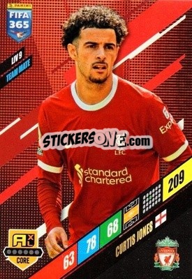 Sticker Curtis Jones - FIFA 365: 2023-2024. Adrenalyn XL
 n. LIV9 - Panini