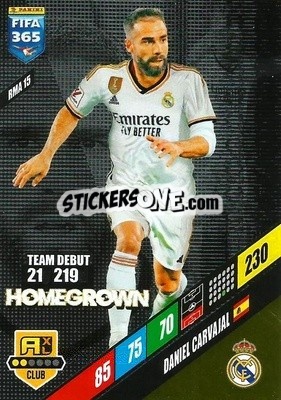 Sticker Daniel Carvajal - FIFA 365: 2023-2024. Adrenalyn XL
 n. RMA15 - Panini