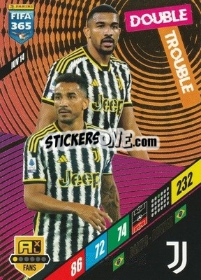 Sticker Danilo / Bremer - FIFA 365: 2023-2024. Adrenalyn XL
 n. JUV14 - Panini