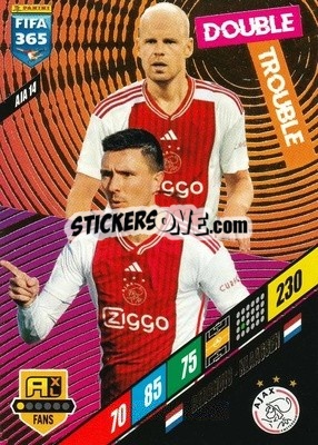 Sticker Davy Klassen / Steven Berghuis - FIFA 365: 2023-2024. Adrenalyn XL
 n. AJA14 - Panini