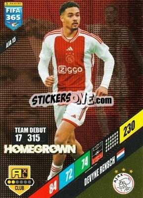 Sticker Devyne Rensch - FIFA 365: 2023-2024. Adrenalyn XL
 n. AJA15 - Panini