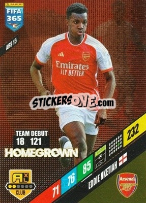 Sticker Eddie Nketiah - FIFA 365: 2023-2024. Adrenalyn XL
 n. ARS15 - Panini