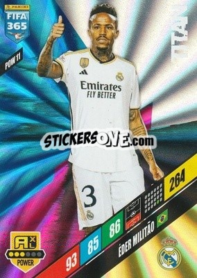 Sticker Éder Militão - FIFA 365: 2023-2024. Adrenalyn XL
 n. POW11 - Panini