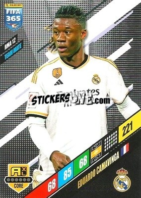 Sticker Eduardo Camavinga - FIFA 365: 2023-2024. Adrenalyn XL
 n. RMA12 - Panini