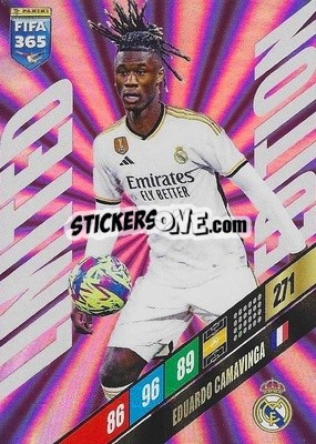 Sticker Eduardo Camavinga - FIFA 365: 2023-2024. Adrenalyn XL
 n. LE-EC - Panini