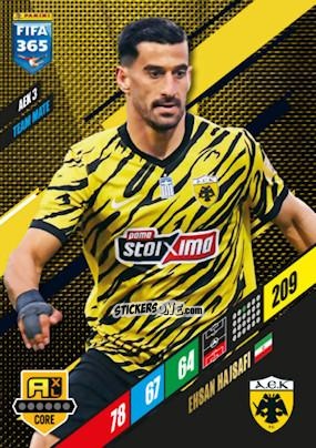 Cromo Ehsan Hajsafi - FIFA 365: 2023-2024. Adrenalyn XL
 n. AEK3 - Panini