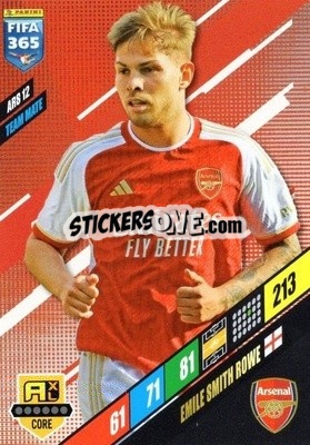 Sticker Emile Smith Rowe - FIFA 365: 2023-2024. Adrenalyn XL
 n. ARS12 - Panini