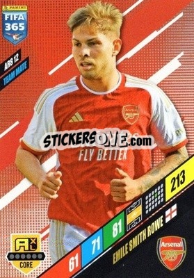 Figurina Emile Smith Rowe - FIFA 365: 2023-2024. Adrenalyn XL
 - Panini