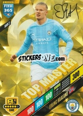 Sticker Erling Haaland - FIFA 365: 2023-2024. Adrenalyn XL
 n. RAR2 - Panini