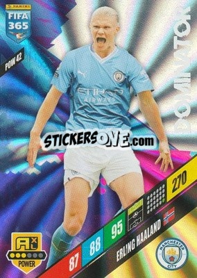 Sticker Erling Haaland - FIFA 365: 2023-2024. Adrenalyn XL
 n. POW42 - Panini