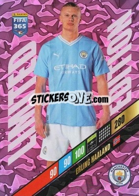 Sticker Erling Haaland - FIFA 365: 2023-2024. Adrenalyn XL
 n. LEXXL-EH - Panini