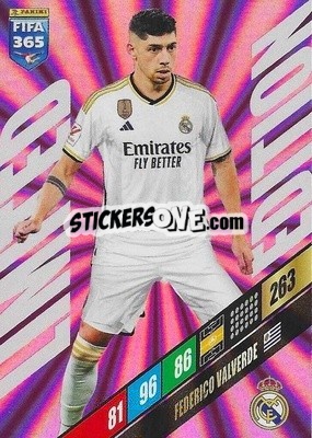 Sticker Federico Valverde - FIFA 365: 2023-2024. Adrenalyn XL
 n. LE-FV - Panini