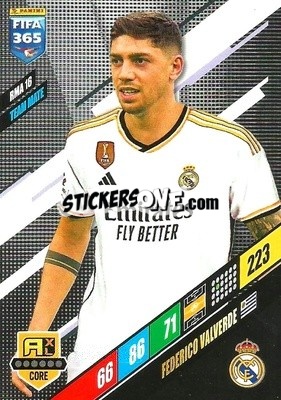 Sticker Federico Valverde - FIFA 365: 2023-2024. Adrenalyn XL
 n. RMA16 - Panini