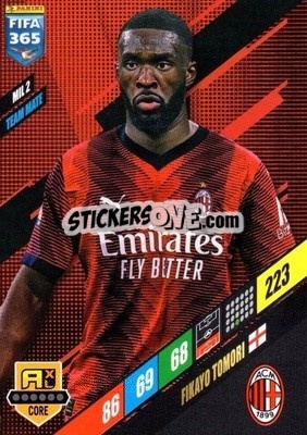 Sticker Fikayo Tomori - FIFA 365: 2023-2024. Adrenalyn XL
 n. MIL2 - Panini