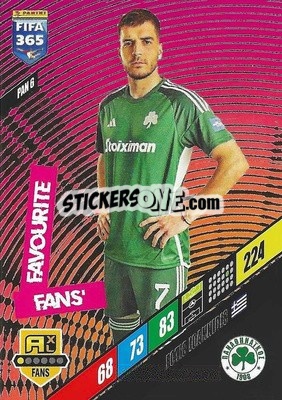 Cromo Fotis Ioannidis - FIFA 365: 2023-2024. Adrenalyn XL
 n. PAN6 - Panini
