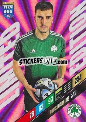 Sticker Fotis Ioannidis - FIFA 365: 2023-2024. Adrenalyn XL
 - Panini