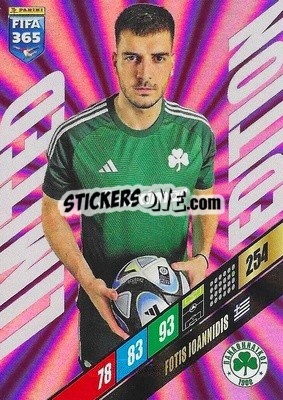 Cromo Fotis Ioannidis - FIFA 365: 2023-2024. Adrenalyn XL
 n. LE-FI - Panini