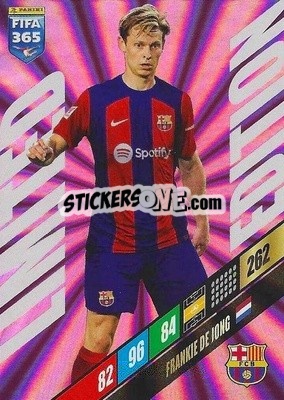 Sticker Frankie De Jong - FIFA 365: 2023-2024. Adrenalyn XL
 n. LE-FDJ - Panini