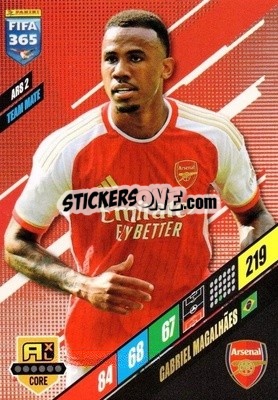Sticker Gabriel Magalhães - FIFA 365: 2023-2024. Adrenalyn XL
 n. ARS2 - Panini