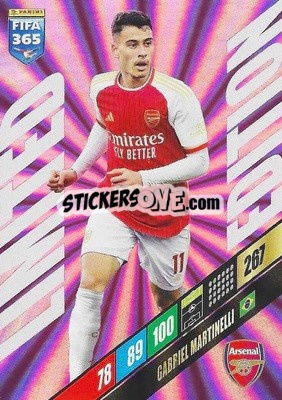 Sticker Gabriel Martinelli - FIFA 365: 2023-2024. Adrenalyn XL
 - Panini