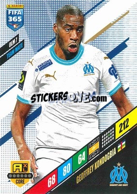 Sticker Geoffrey Kondogbia - FIFA 365: 2023-2024. Adrenalyn XL
 n. OLM7 - Panini
