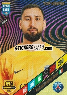 Sticker Gianluigi Donnarumma - FIFA 365: 2023-2024. Adrenalyn XL
 n. GOL24 - Panini