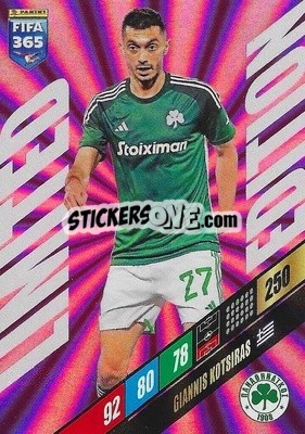 Figurina Giannis Kotsiras - FIFA 365: 2023-2024. Adrenalyn XL
 - Panini