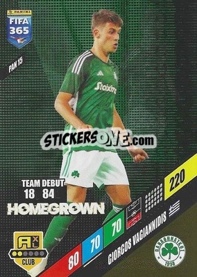 Cromo Giorgios Vagiannidis - FIFA 365: 2023-2024. Adrenalyn XL
 n. PAN15 - Panini