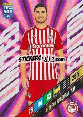 Figurina Giorgos Masouras - FIFA 365: 2023-2024. Adrenalyn XL
 - Panini