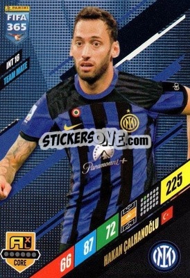 Sticker Hakan Çalhanoğlu - FIFA 365: 2023-2024. Adrenalyn XL
 n. INT16 - Panini