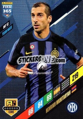 Sticker Henricj Mkhitaryan - FIFA 365: 2023-2024. Adrenalyn XL
 n. INT12 - Panini