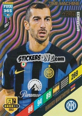 Sticker Henrick Mkhitaryan - FIFA 365: 2023-2024. Adrenalyn XL
 n. GOL7 - Panini
