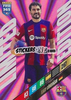 Sticker İlkay Gündoğan - FIFA 365: 2023-2024. Adrenalyn XL
 n. LE-IG - Panini
