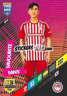 Sticker In-beom Hwang - FIFA 365: 2023-2024. Adrenalyn XL
 n. OLY6 - Panini