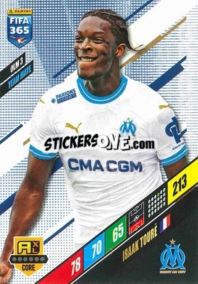 Sticker Isaak Touré - FIFA 365: 2023-2024. Adrenalyn XL
 n. OLM3 - Panini