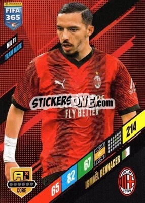 Sticker Ismaël Bennacer - FIFA 365: 2023-2024. Adrenalyn XL
 - Panini