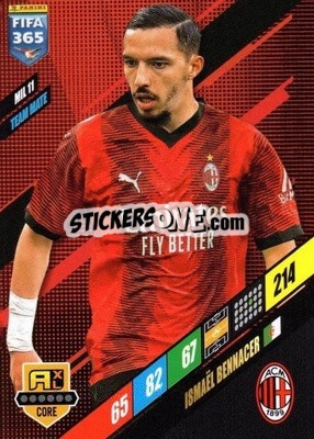 Sticker Ismaël Bennacer - FIFA 365: 2023-2024. Adrenalyn XL
 n. MIL11 - Panini